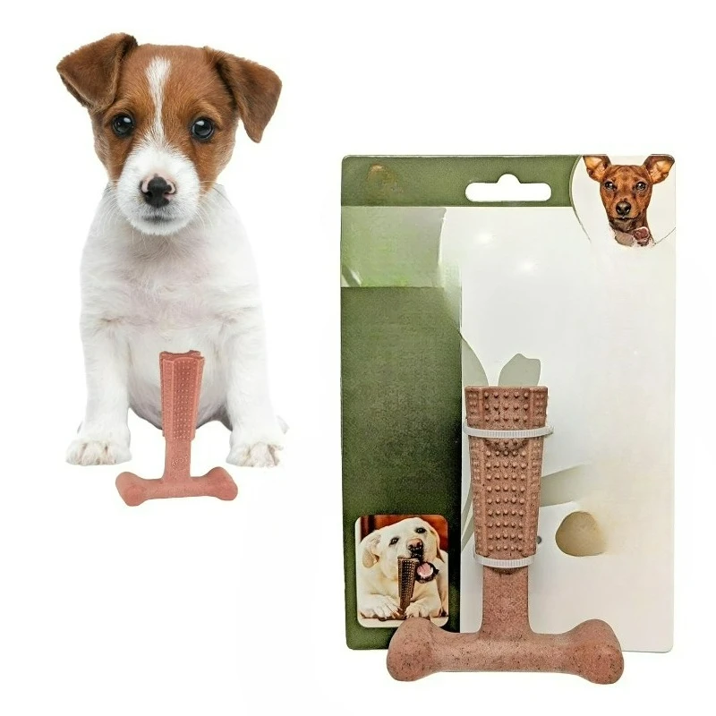 Beef Flavor T Bone Dog Chew Toy for Aggressive Chewers