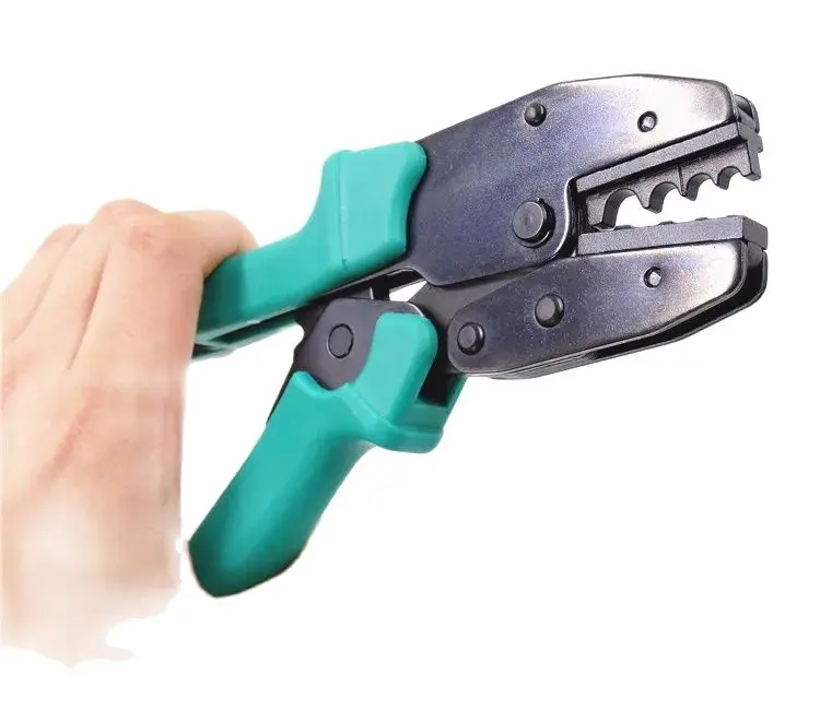 

Crimping Pliers with Ratchet Mechanism - CP-301N for Cold Pressing of Bare Terminals & Connectors