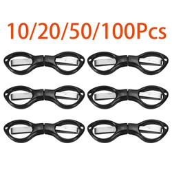 10/20/50/100Pcs Folding Scissors Stainless Steel Multifunctional Alloy Plastic Scissors Convenient and Lightweight