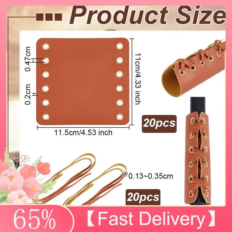 A61Z Deals 10 Sets Motorcycle Stuur Wraps Met Touw 4.3X4.5 Inch Motorcycle Thruster Grip Covers Voor Motorcycle Chopper