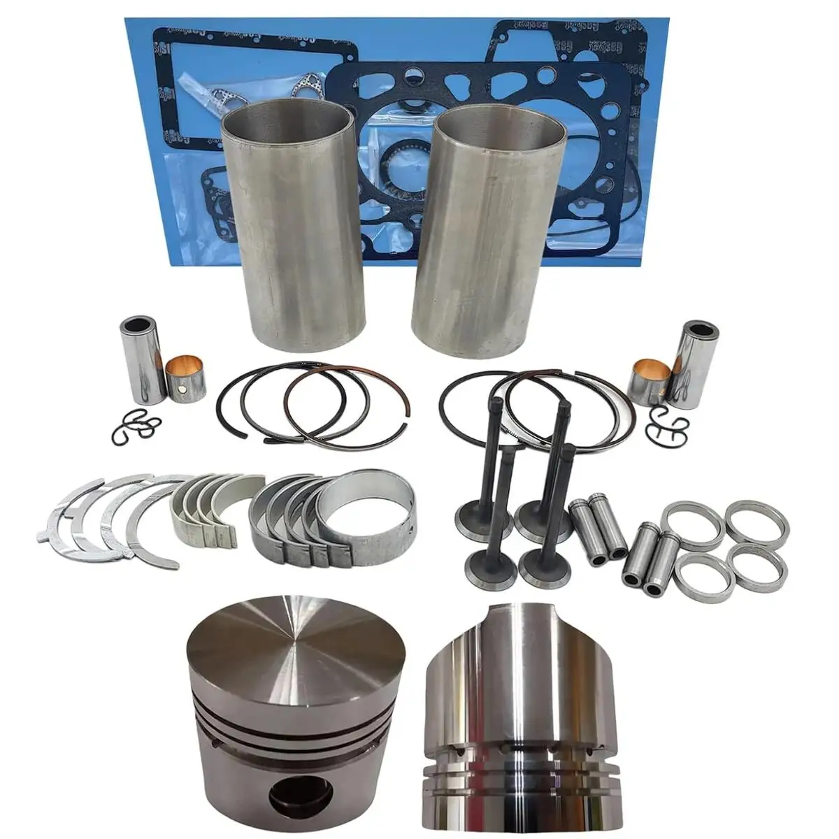 

Комплект для капитального ремонта двигателя XCWoOshop Z500 с поршнями, гильзами и прокладками для двигателей Kubota Z500, ZB500, для тракторов B5000, B5001, B