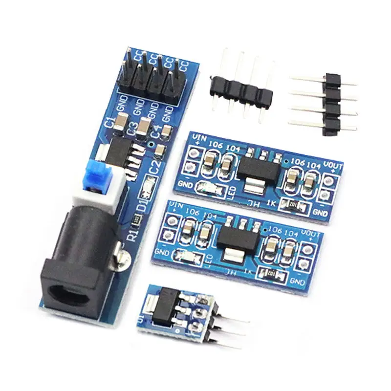 1PCS 5V Zu 3,3 V DC-DC Schritt-Down Power Supply Module AMS1117 Buck Regulator Modul Board Power board mit DC Kopf