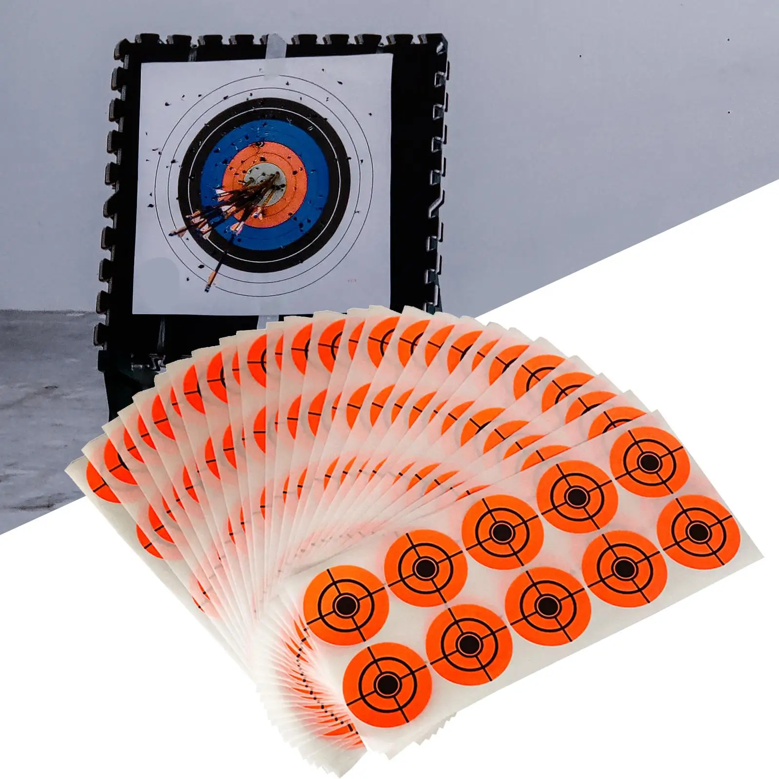 200Pcs Round , Paper High Visibility Adhesive Target Stickers