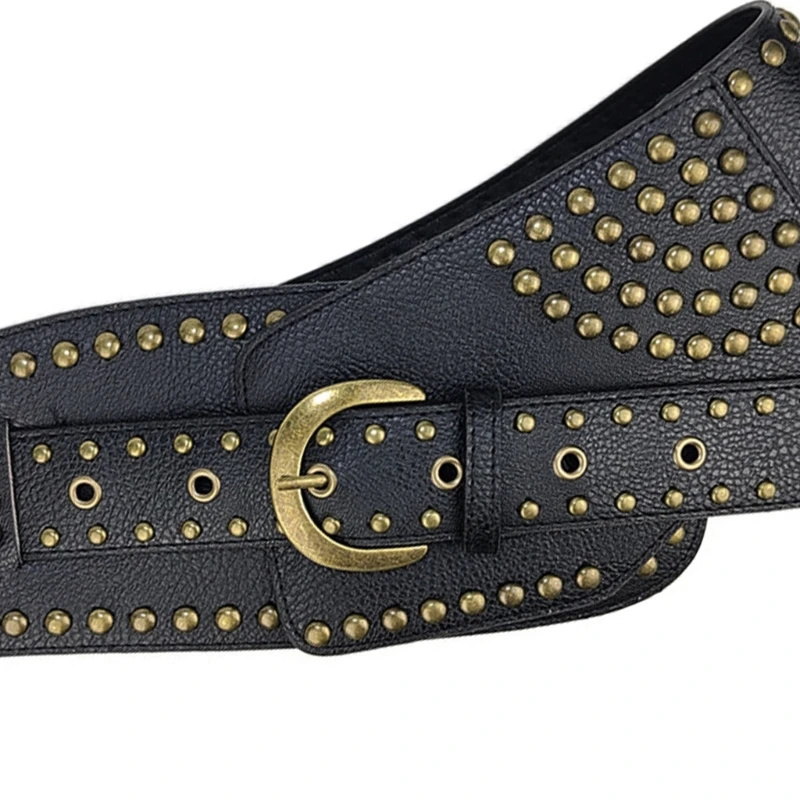 Subculture Belt Girl 2000s Rivets Studded Belt for Jeans Shorts Women Waist Decors Dropshipping