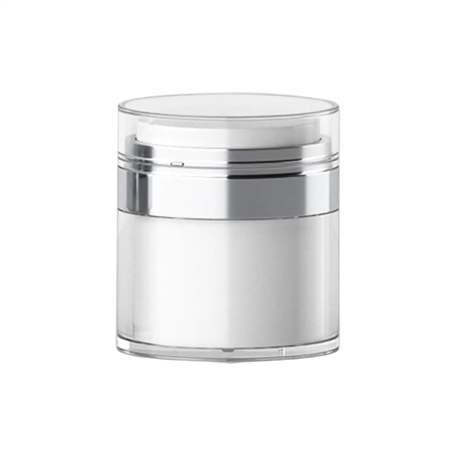 Airless Pump Jars Makeup Cosmetic Jar Containers for Foundation Oil Lotion
