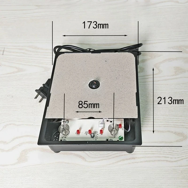 Mini desktop bottom concealed furnace embedded rock slab invisible furnace