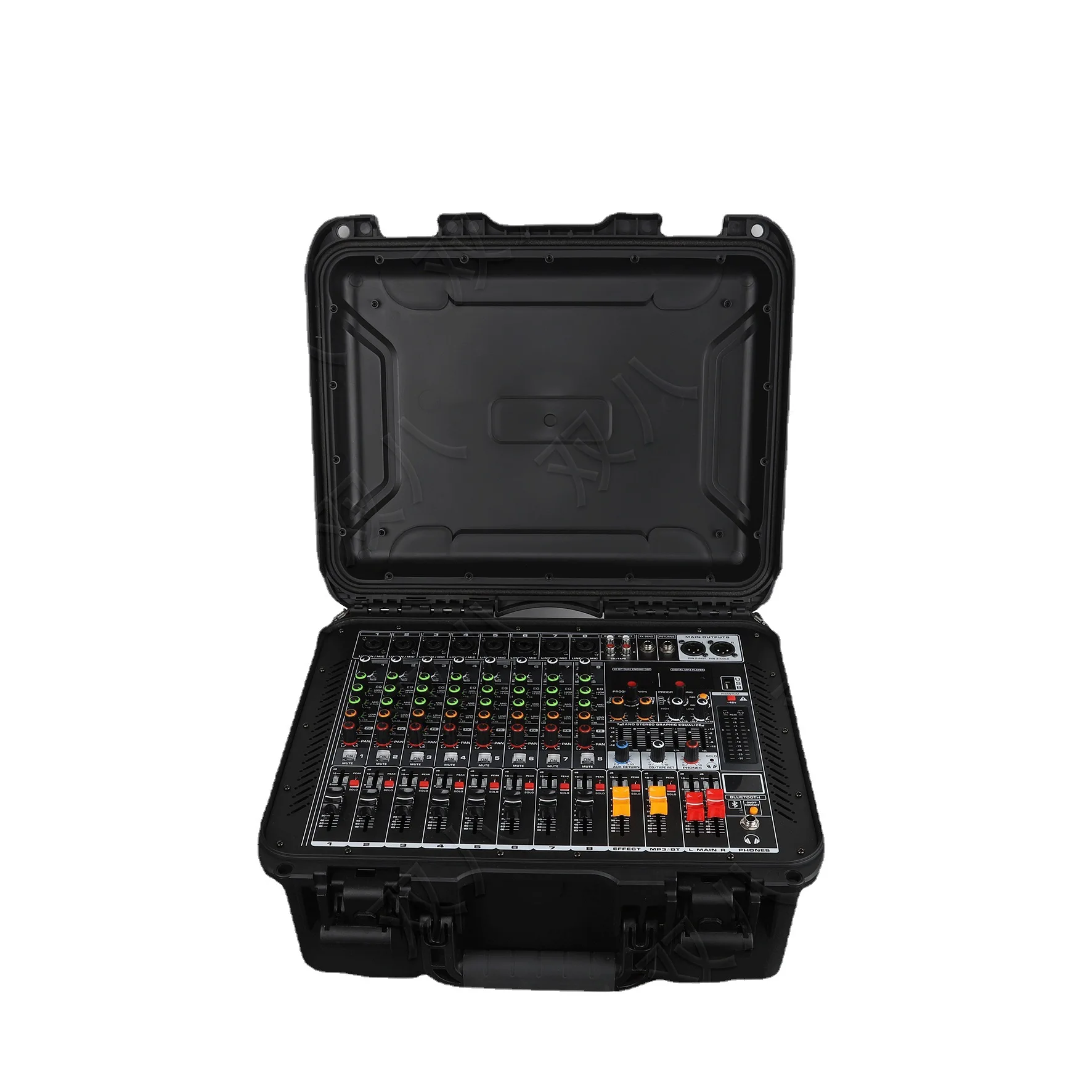8-Way wireless Bluetooth with power amplifier suitable for wedding stage, bar performance, outdoor professional live mixer MC-80