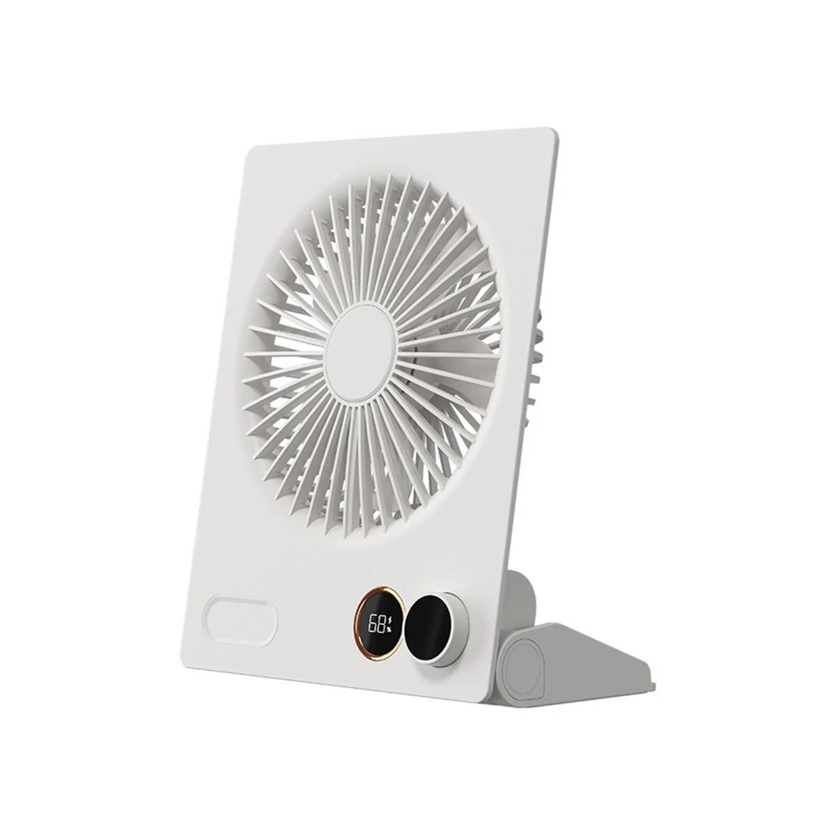 Small Desk Fan Quiet Table Fan USB Rechargeable Cooling Fan Powerful Wind Fan Office Home Indoor Outdoor Ventilator A