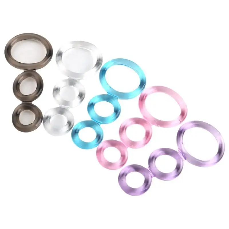 Triple Cockring Penis Ring Delay Ejaculation Semen Lock Rings Male Masturbator Sex Toys Lasting Delay Sex Products For Aduct Men