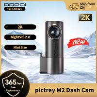 2025 New Dash Cam pictrey M2 2K Resolution Smart Voice Control Support 24H Parking Monitor Night Vision Car Camera Dashcam