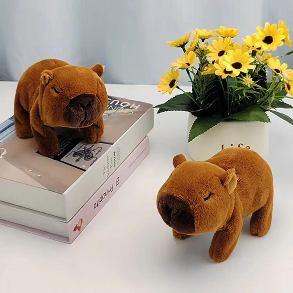 Walk Squeak Electronic Capybara Electric Dog Can Walking Running Singing Capybara Cute Funny Capybara Action Figure