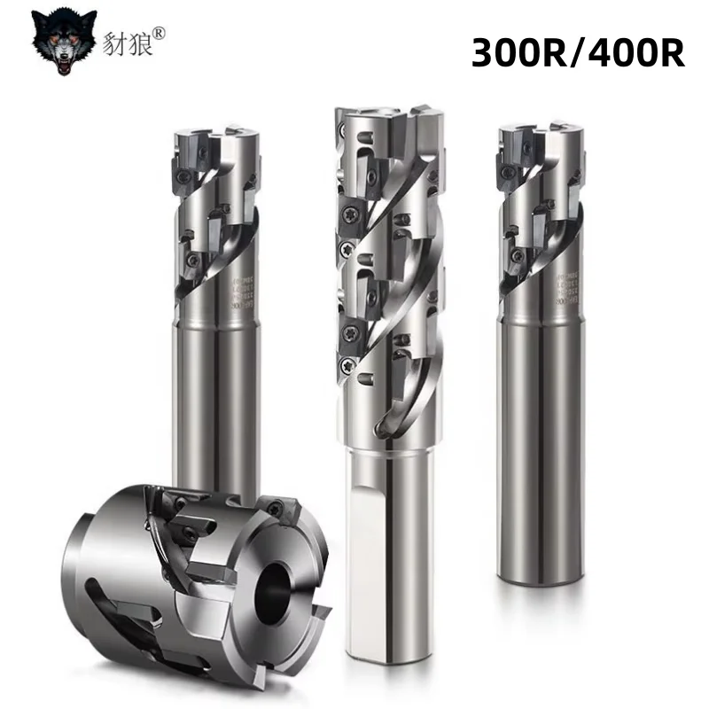 

CNC Corn milling cutter Rod EAP300R EAP400R Spiral end mill shank and cutter head install APMT1135 APMT1604 milling insert