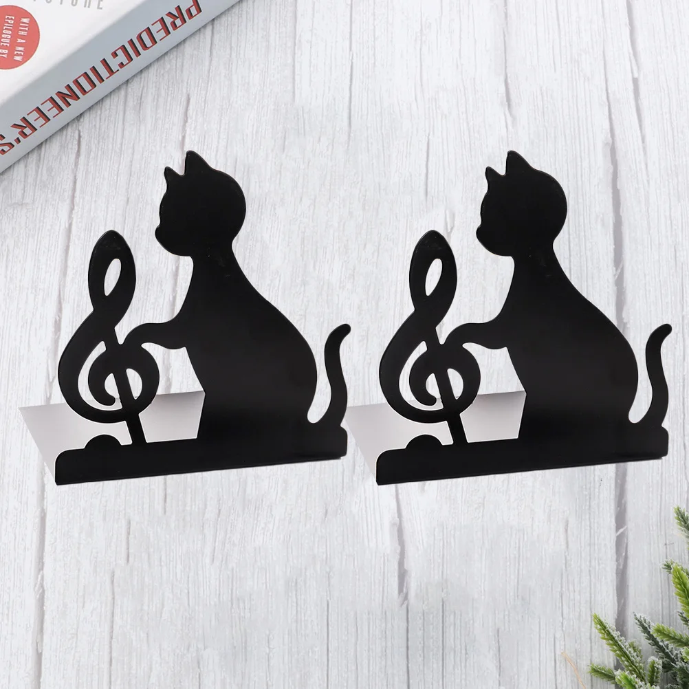 2 قطعة الدفتين للطاولة الحديد حامل كتب الثقيلة منظم سطح المكتب يحمل الكتب المجلات بشكل آمن رف مقاوم للخدش #5