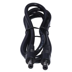 DC5521 to DC5521 Cable Cord,18AWG DC5.5m 2.1mm Male Plug to Male Power Supply Adapter Wire for LED Light Speaker