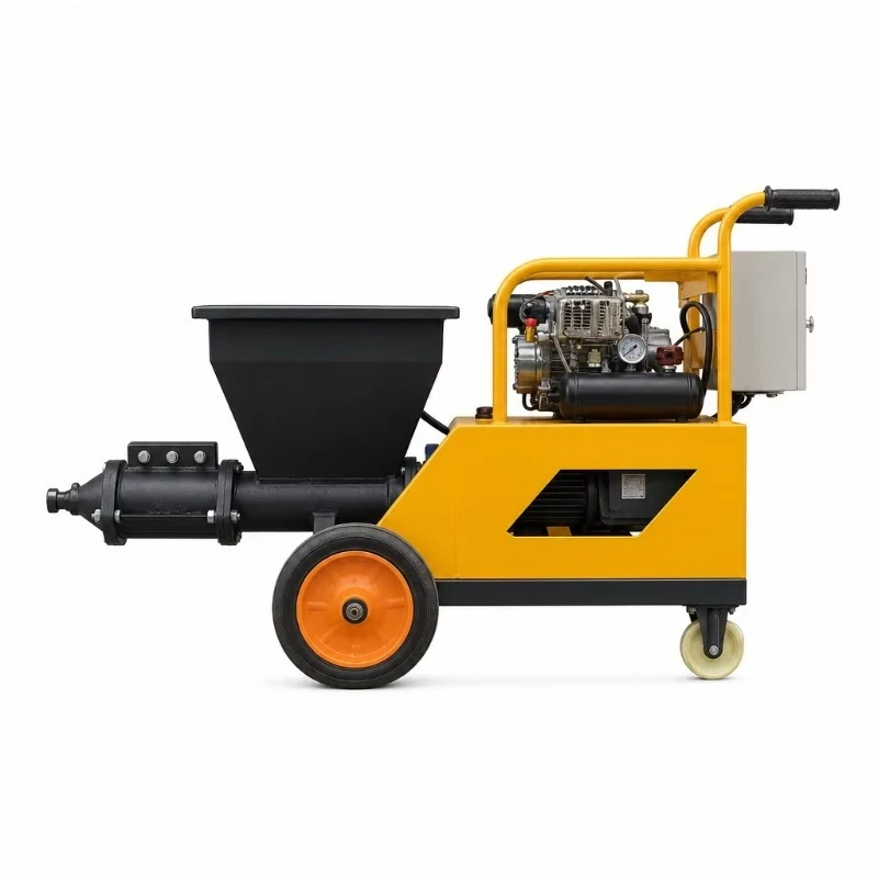 Mortar Spraying Machine Cement Mortar Sprayer Wall Plastering Machine for Building Construction and Wall Plastering