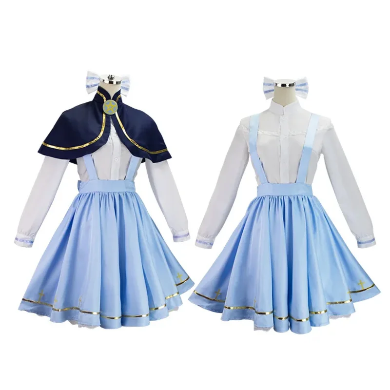Setelan Cosplay Card Captor Sakura Gaun Tomoyo Daidoji Kostum Karnaval Halloween