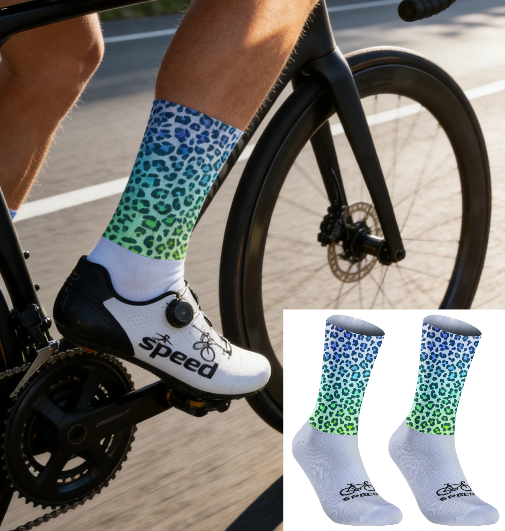 

Sweat-absorbent and soft professional cycling socks, enjoy comfort first on long-distance rides