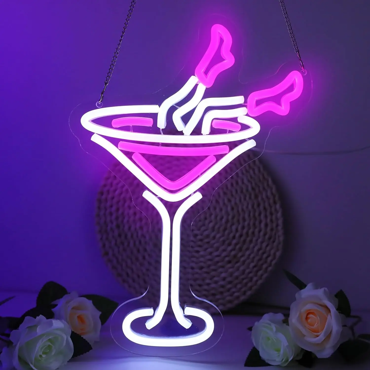 カクテルネオンサイン-led-レディネオンライト-調光可能-ホームバー-サマービーチ-レストラン-マンケイブ-ビアカフェ-クラブ-パーティー-デコレーション-ギフト