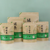 Dragon Well Chinese Green Tea Set Zipper Bags Maojian Tea Sealing No Packing Bag