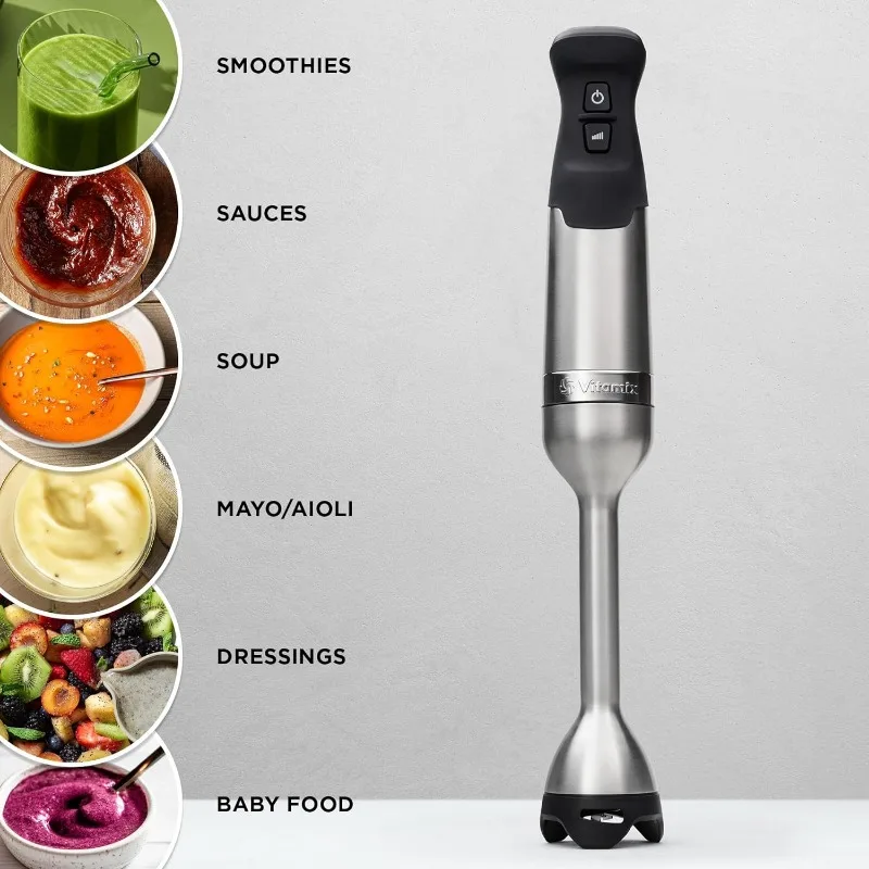 Blender imersi Vitamix, baja tahan karat, 18 inci