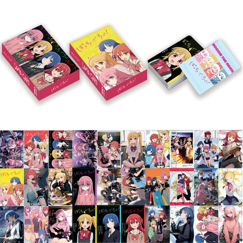 30pcs BOCCHI THE ROCK Lomo Card Stickers Postcard Japanese Anime Collection Gift For students' supplies