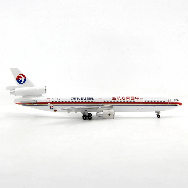 1/400 Scale JETHUT China Eastern Airlines McDonnell Douglas MD-11 B-2173 Finished Alloy Die-cast Passenger Aircraft Model Gift