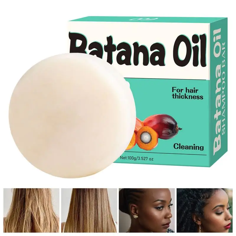 Batana cabelo crescimento rápido óleo sabão anti perda de cabelo nutrir shampoo barra para fortalecer o cabelo controle de óleo suave brilhante e