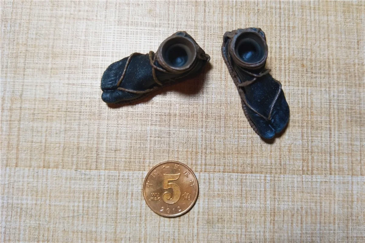Chaussures de soldat de samouraï japonais, échelle 1:6, modèle pour figurine d'action de 12 pouces