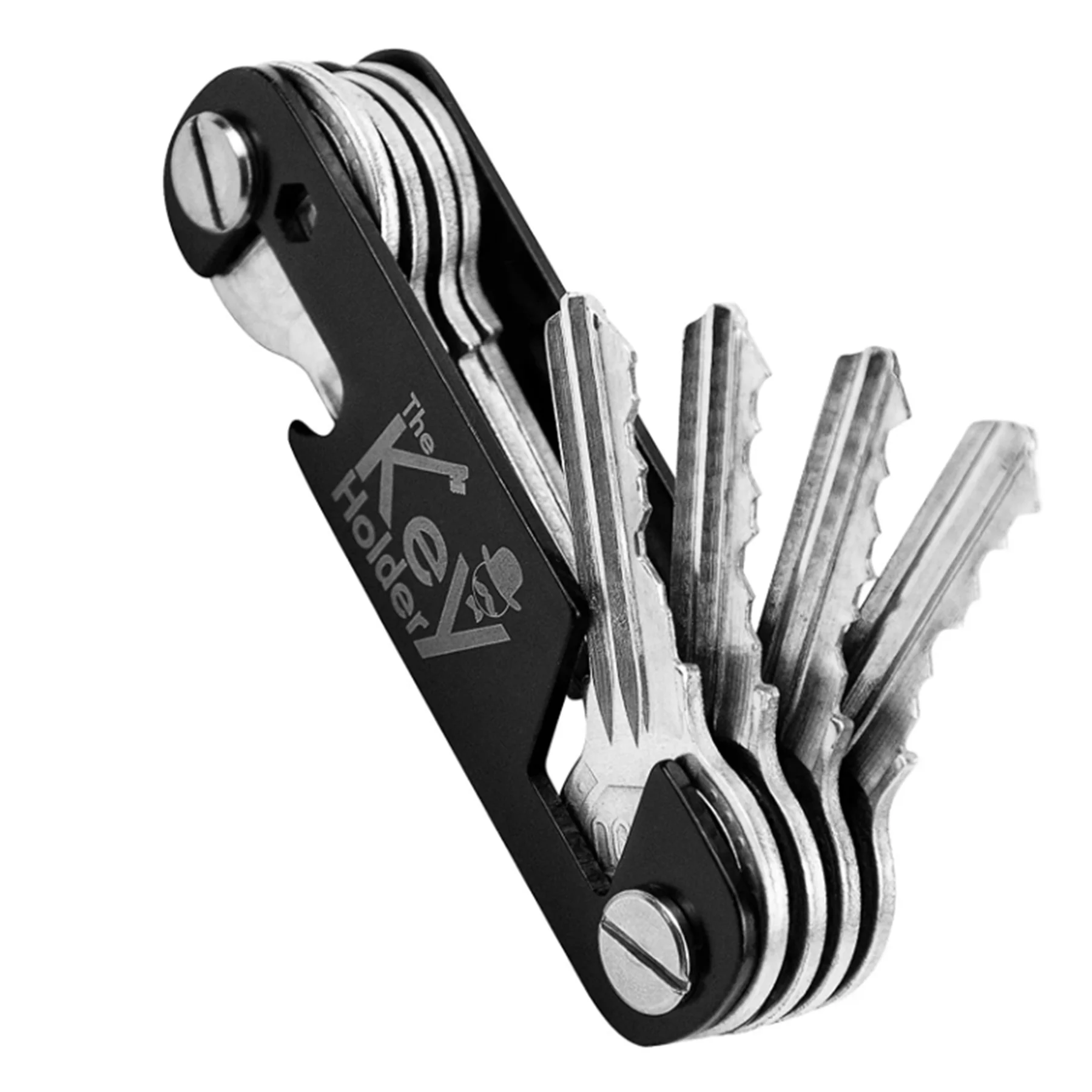 Ey Holder for Keychain - Compact Key Organizer for Key Chain, Minimalist Clutter-Free EDC Keychains Key Ring