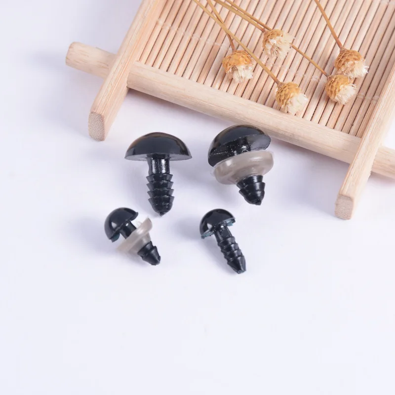 

Generic Black Screw On Plastic Safety Eyes DIY Craft Accessories For Crochet Amigurumi Stuffed Doll Plush Toy Making