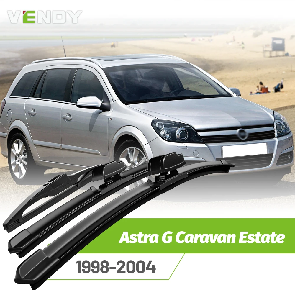 

Front & Rear Wiper Blades Set For Opel Astra G Caravan Estate 1998-2004 Windshield Windscreen Window Rain Brushes 20"+19"+11"