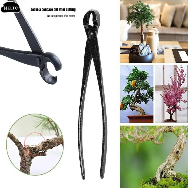 

1PCS Landscape Modeling Garden Bonsai Tools 210mm Bonsai Knob Cutter Concave Edge Cutter Root Cutting Pliers Ball Shear Scissors