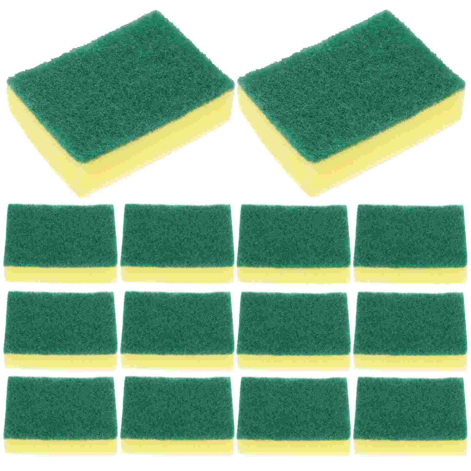 

24 Pcs Dishwashing Sponge Detergent Multi-use Cleaning Practical Reusable Sponges for Dishes Wok