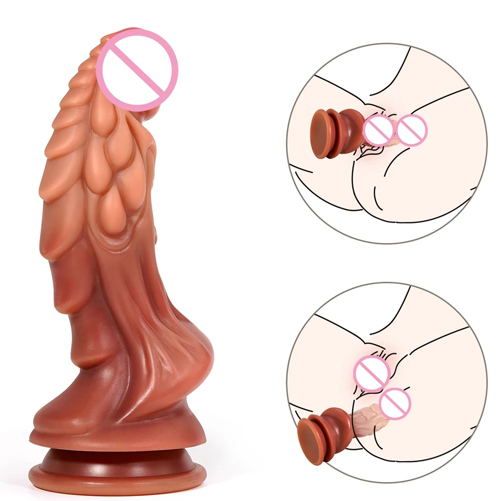 Tracrod Monster Dildo القضيب الكبار مع كوب الشفط كبير سيليكون لوازم منتجات ألعاب الجنس للإناث غشاء دسار المرأة