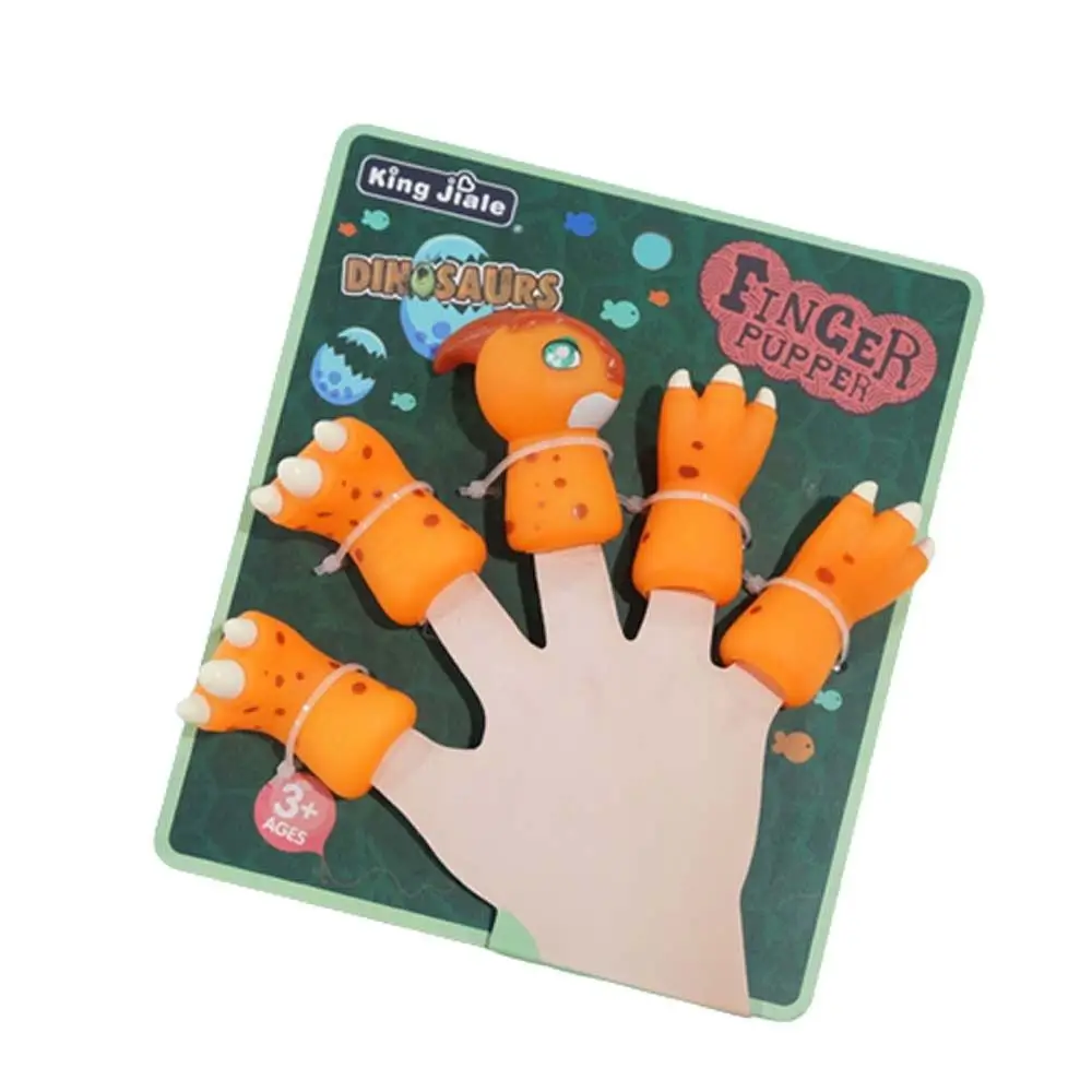Dierenkophandschoenen Cartoon Dieren Rollenspel Speelgoed Dierenkophandschoenen Dinosaurus Handpop Kleine Handen Speelgoed Vingers Puppets