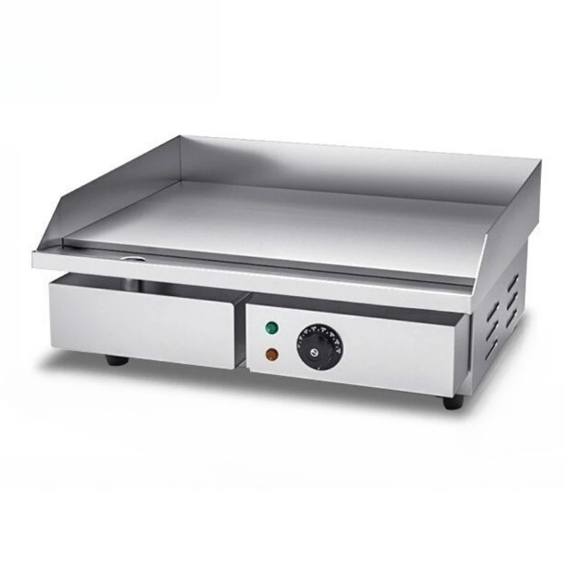 Commercial Electric Griddle Small Steak Frying Pan Teppanyaki Equipment For Night Market Stall Vending Business Catering Use
