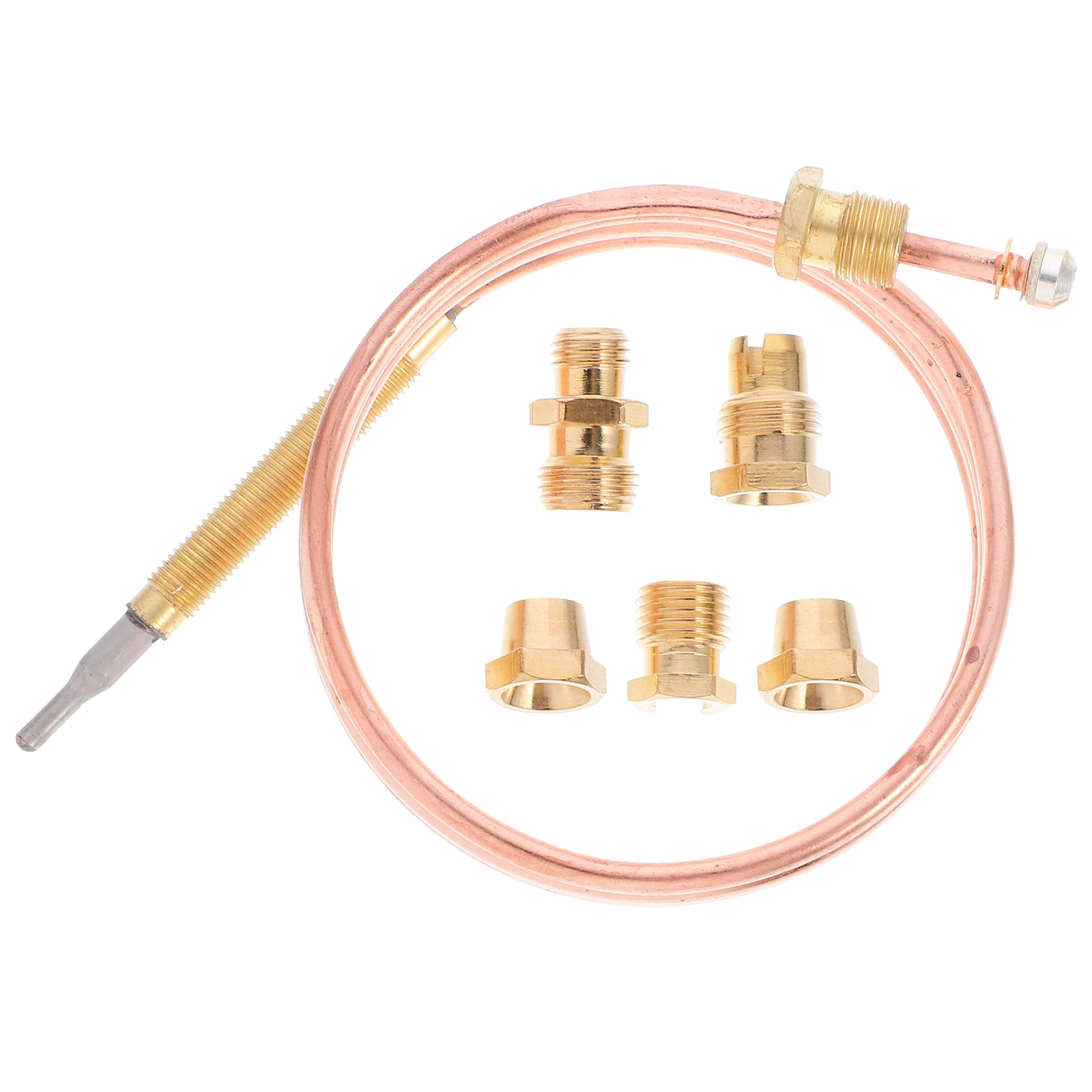 

Thermocouple for Gas Fireplace Furnace Stove 900mm Sensing Temperature Universal Replacement Heater Thermocouple Sensor Outdoor