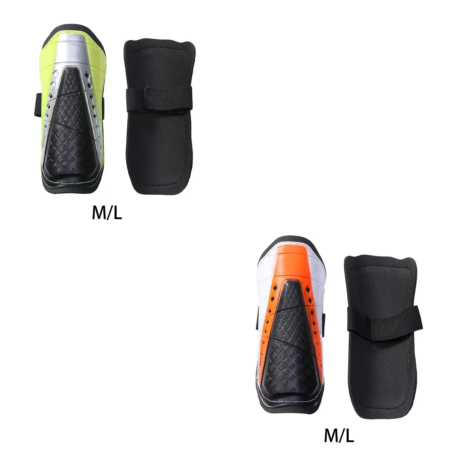 

Soccer Shin Guards Leg Protection for Men Women Football Game EVA Cushion Lightweight Breathable Holes Soccer Protective Gear