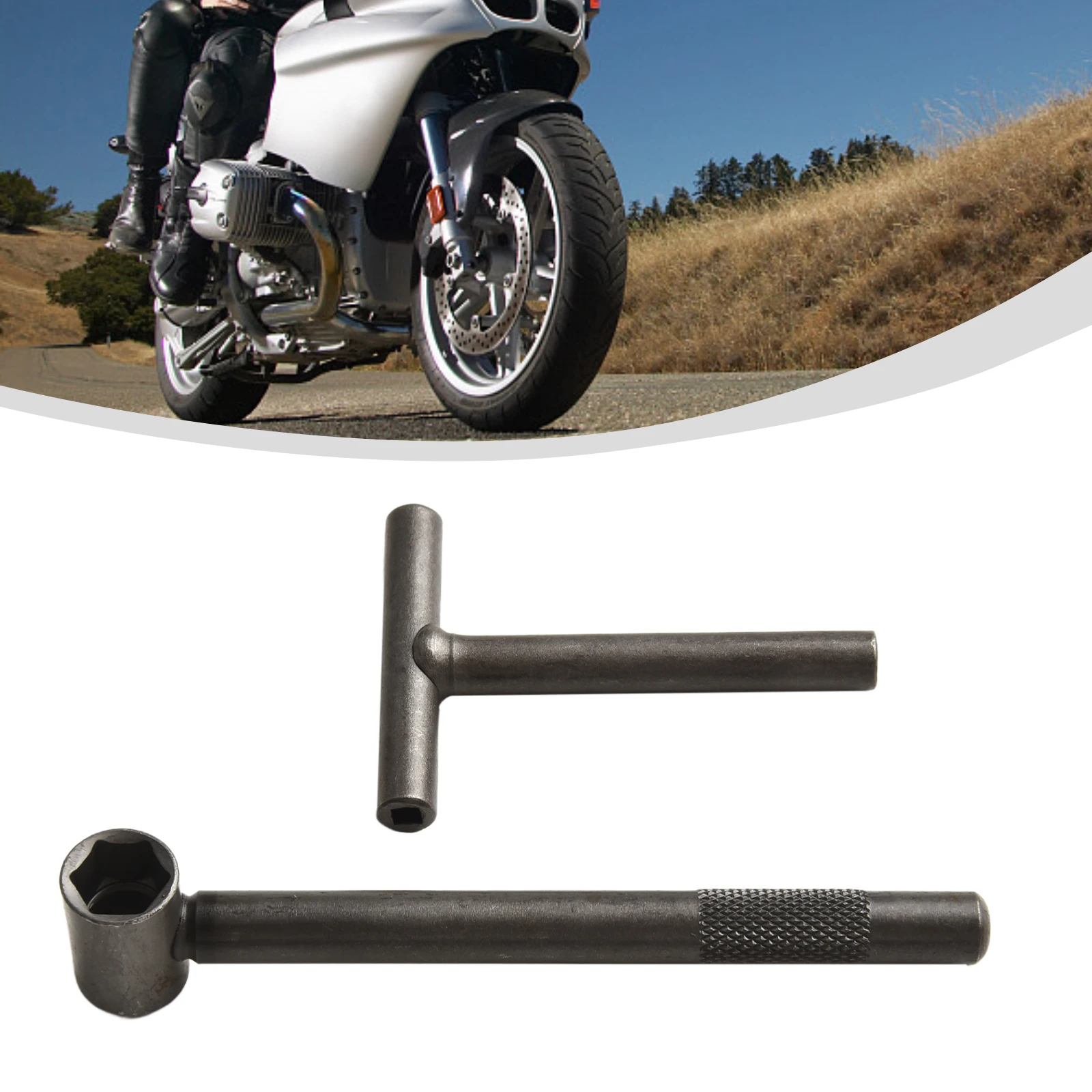 Аппаратный гаечный ключ, 2 шт., удобная ручка, простой в эксплуатации шестиугольный инструмент, нержавеющие скутеры для мотоциклов