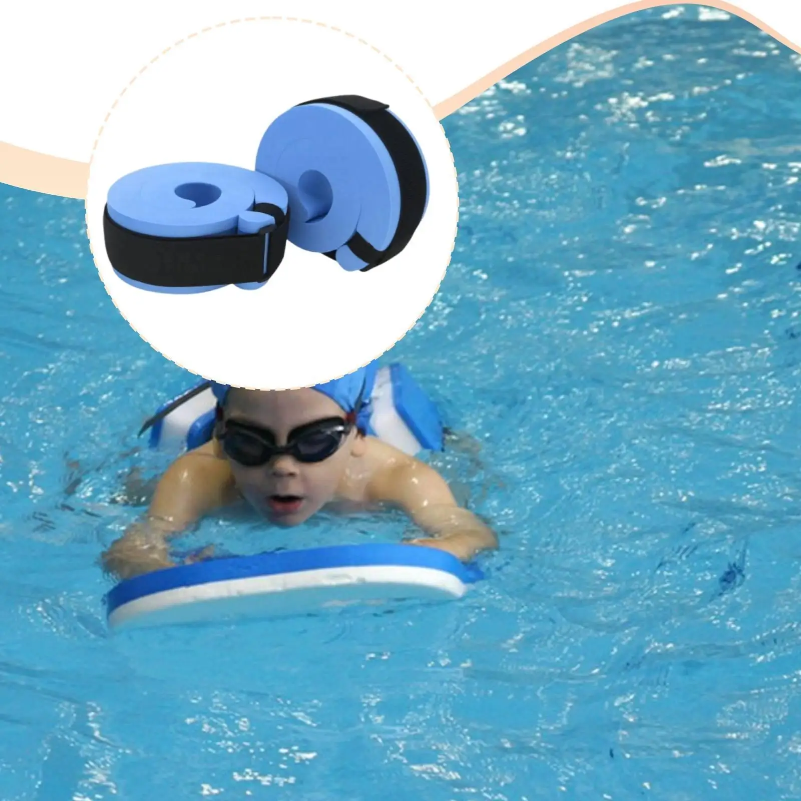 

2 Pieces Swim Aquatic Cuffs Water Aerobics Float Ring Swim Float Sleeve