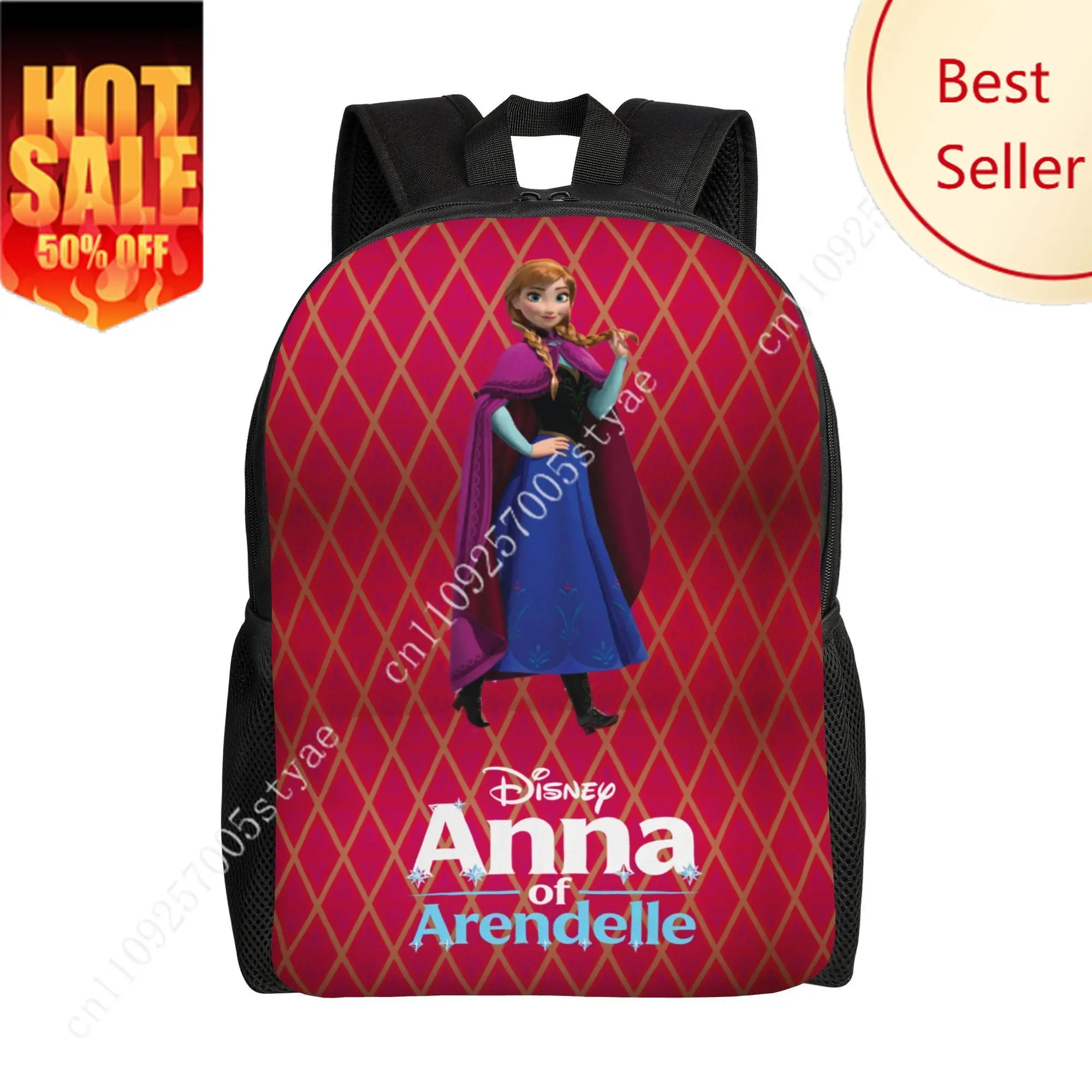 

Anna Frozen 2 Classic Backpack Disney Cartoon Decorate Fabric Bags Design Your Photo Logo Text Party Holiday Custom Gifts