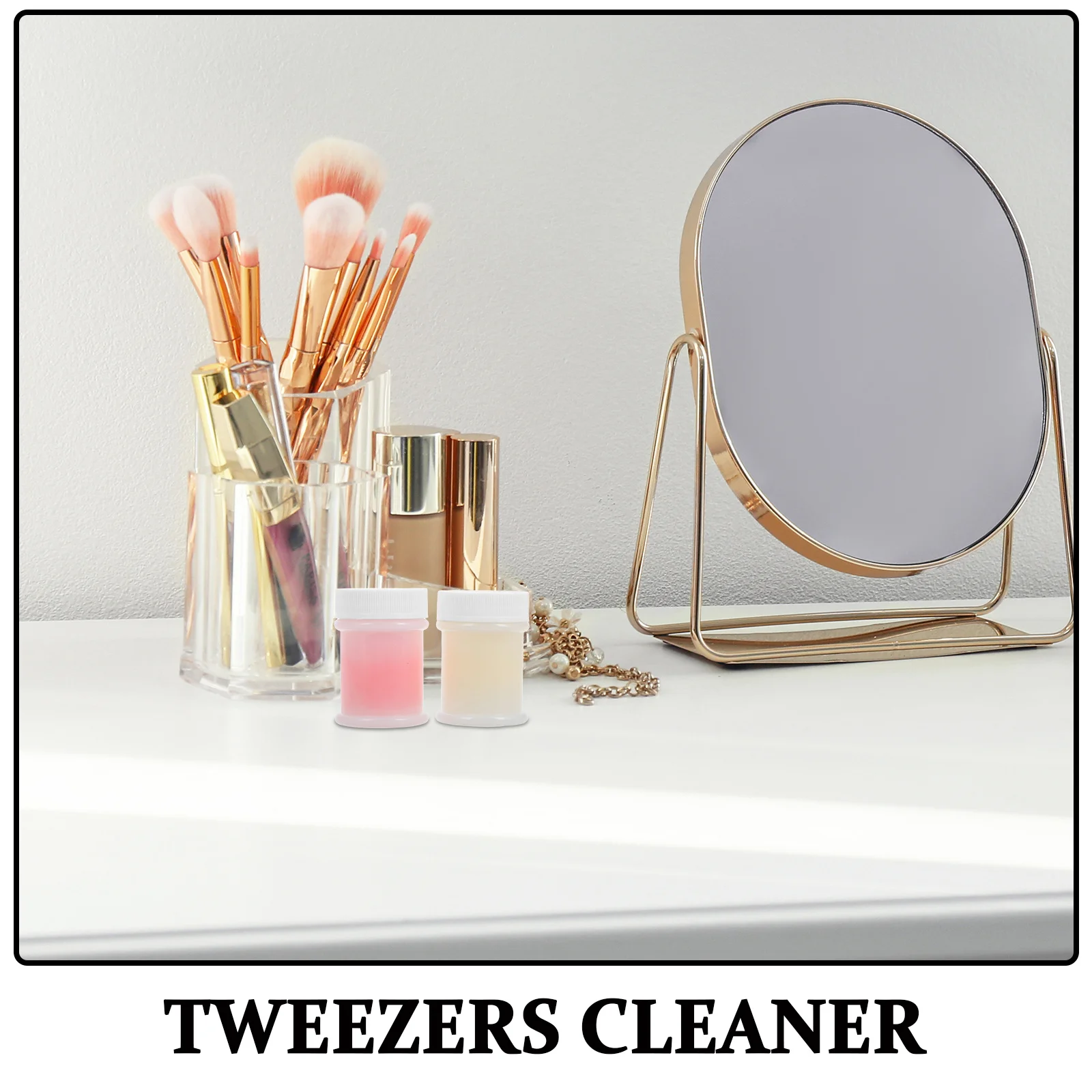 2 bottiglie di pinzette per ciglia, detergente per rimozione colla ad alta efficienza, strumento essenziale per pinzette per manutenzione estensioni