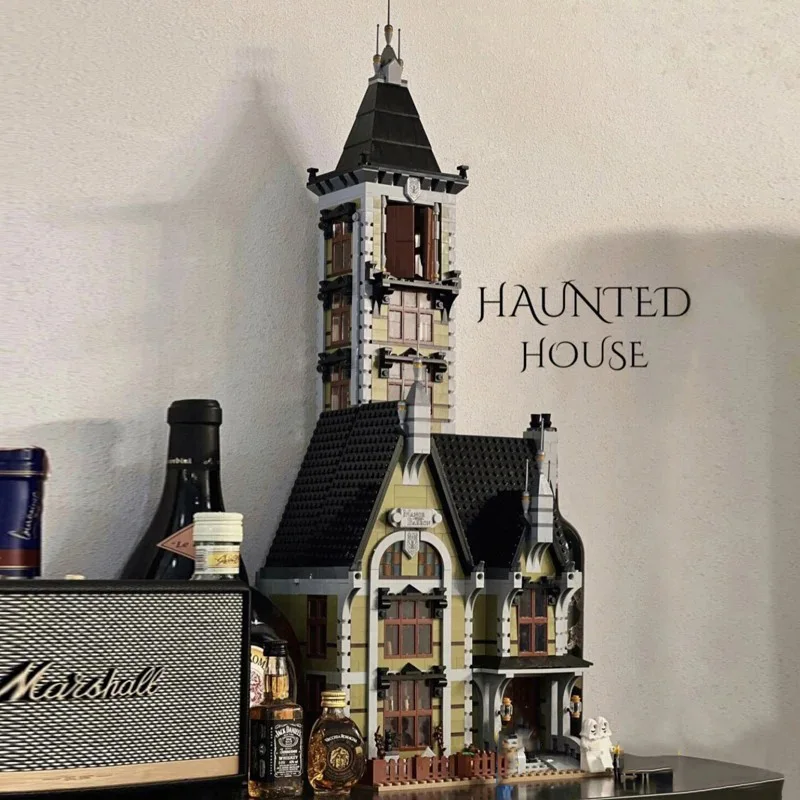 3231PCS Creative Haunted House Building Blocks With 10 Figures MOC Assemble Bricks Toys Gift  For Children Kids