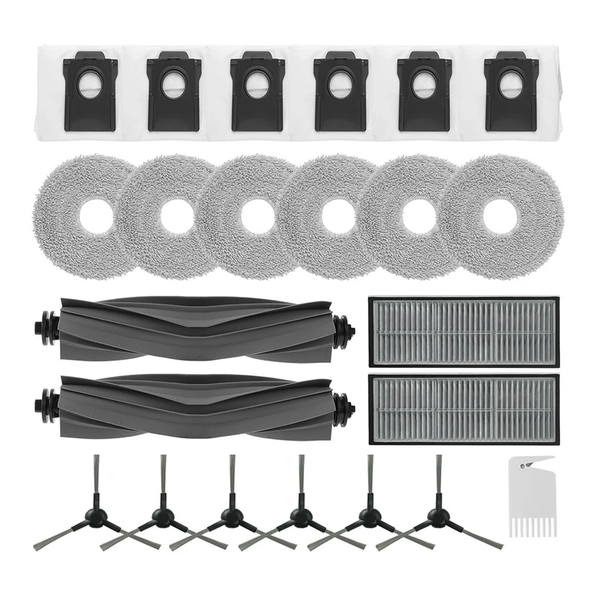 Dreame l10s pro用アクセサリーセット,ウルトラヒート,メインブラシ,フィルター,エッジブラシ,ダストバッグ,トレンド