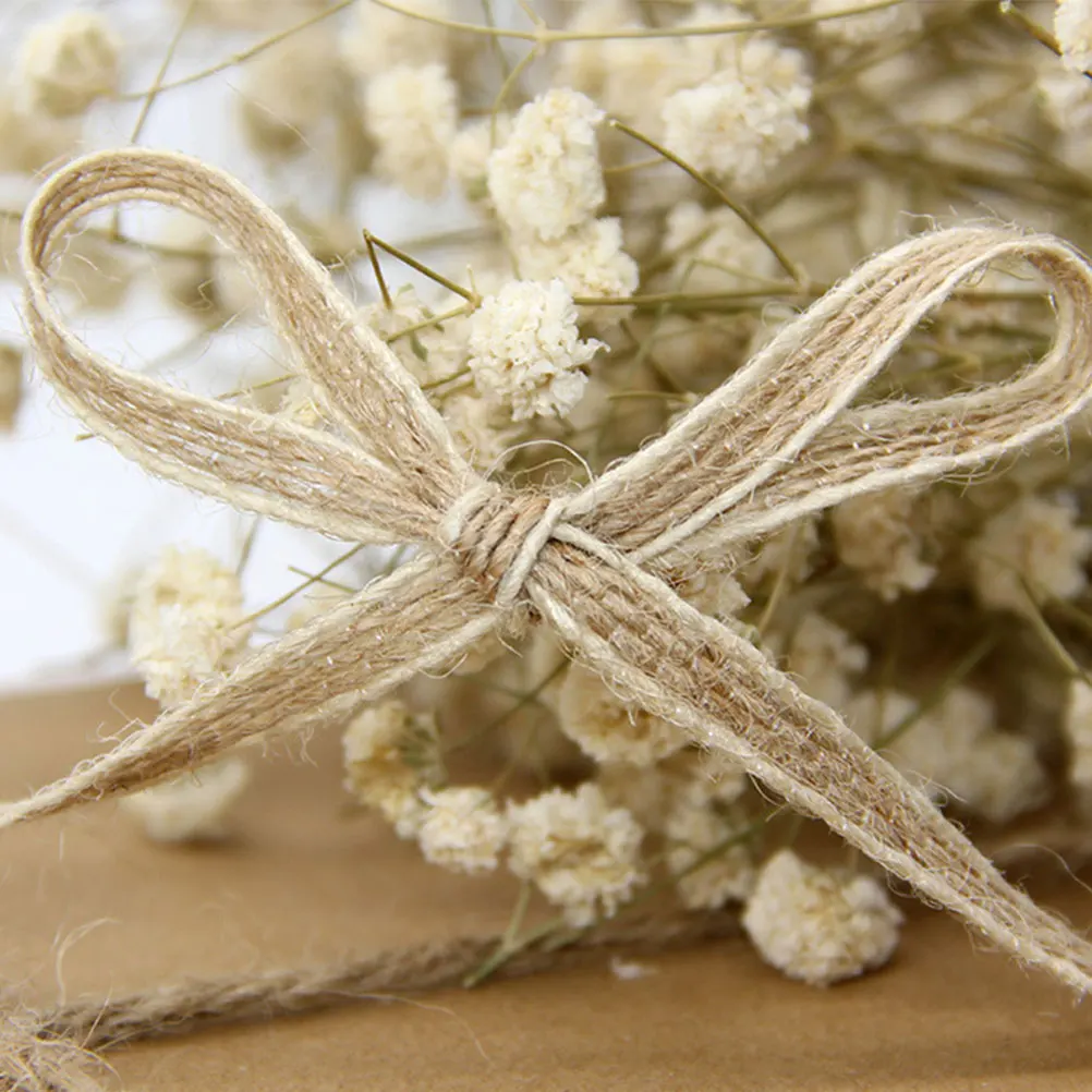 

2 Rolls 0.5Cm Premium Hemp Knitting String Durable Handmade Craft Parts For Earrings Bracelets Long Comfortable Skin Touch Easy