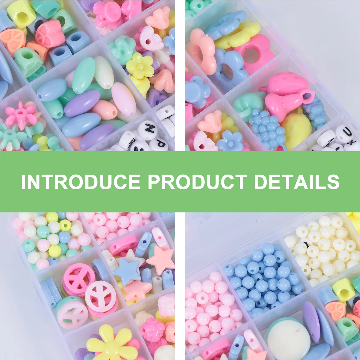 1 Zestaw Alfabetu Kolorów Wiosennych Płaskie Okrągłe Koraliki DIY dla Dzieci, Koraliki z Literami do Tworzenia Sztuki, Rękodzieło dla Dzieci, Dekoracje Ręcznie Robione