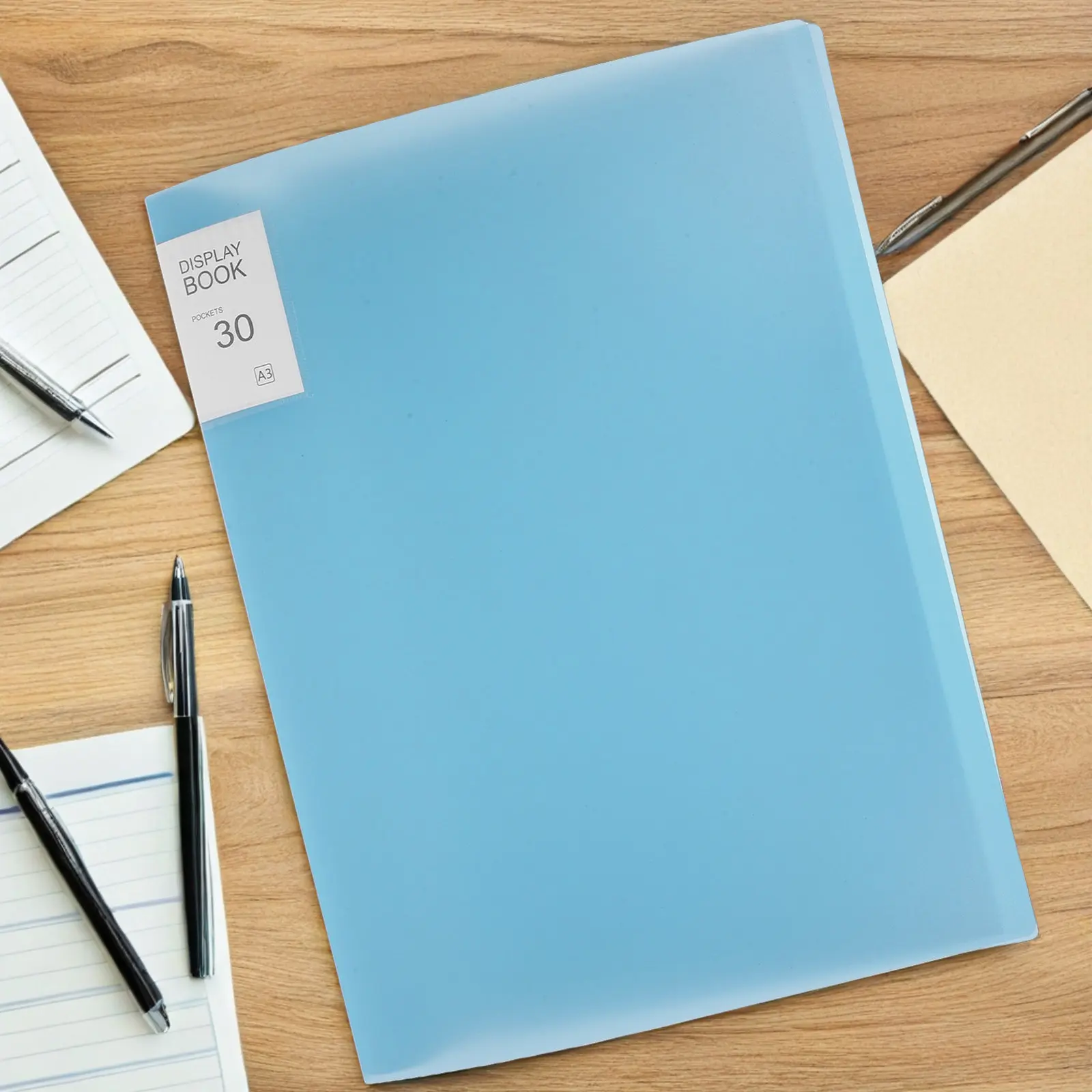 

Diamond Art Painting Book A3 Portfolio Folder 30 Pages Clear Sleeve Protectors Storage Organizer Display Book for Diamond