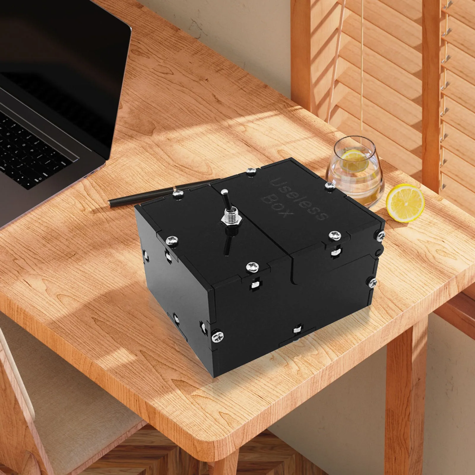 Educational Game 3 Years Mini Useless Box Automatic Waste Box Diy Accessory Bag High End Metal Fun Toy Unique Gift Birthday