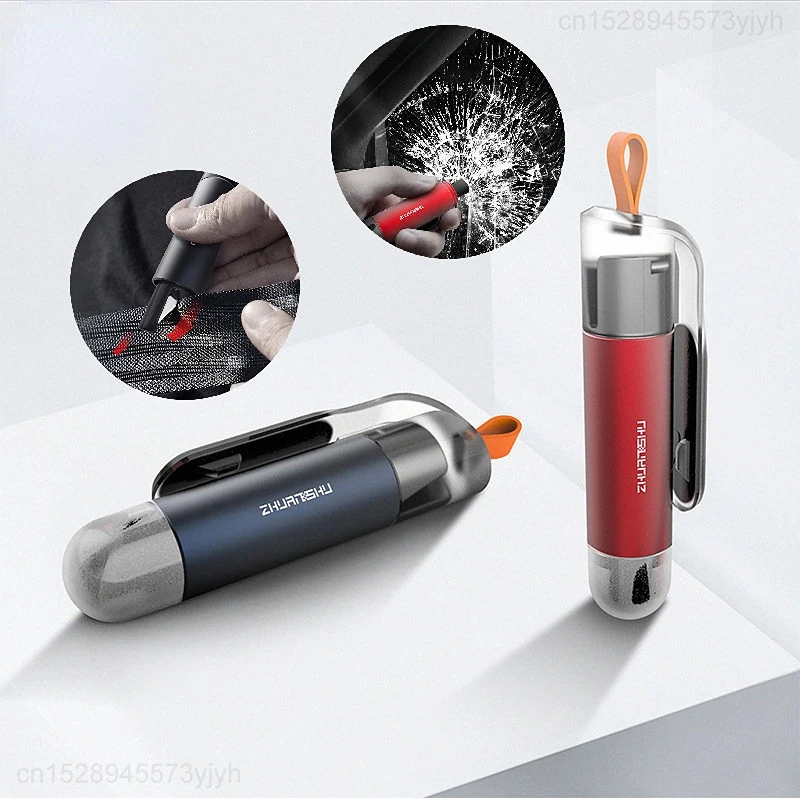 Youpin ZHUANSHU Car Safety Hammer Emergency Auto Glass Window Breaker Seat Belt Cutter Life-Saving Escape Outdoor Emergency Tool