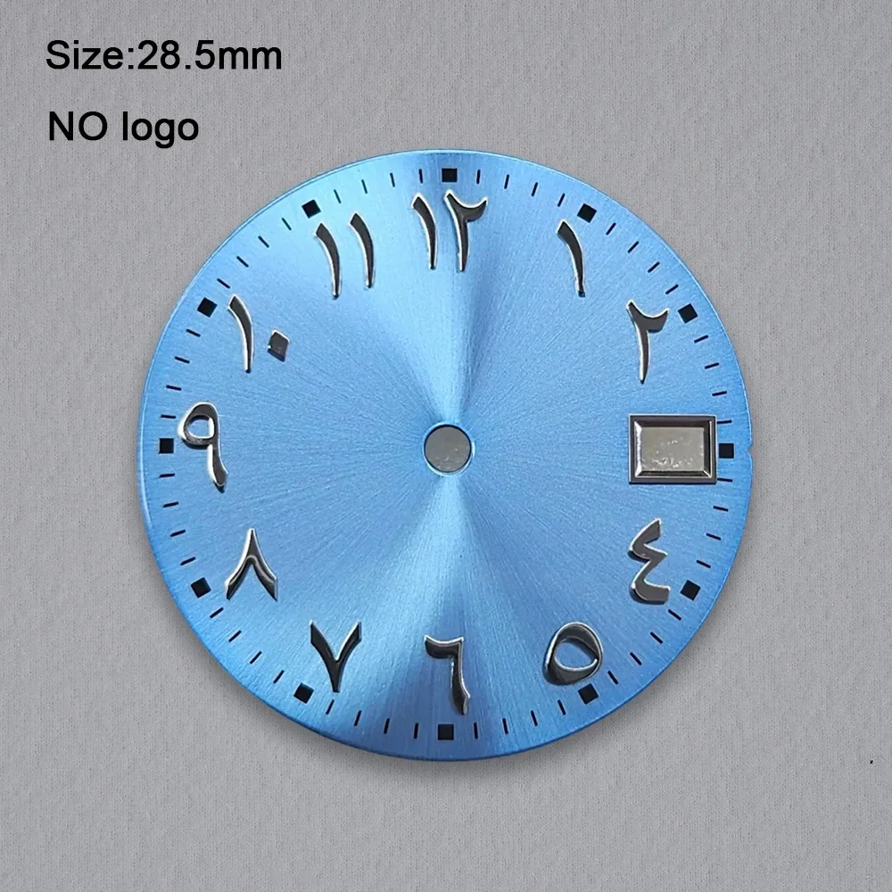Nh35 Dial No Logo 28.5mm Arabic Letter Numerals Dial For NH35 Movements Custom Logo Watch Dials Hands Accessories Repair Tools